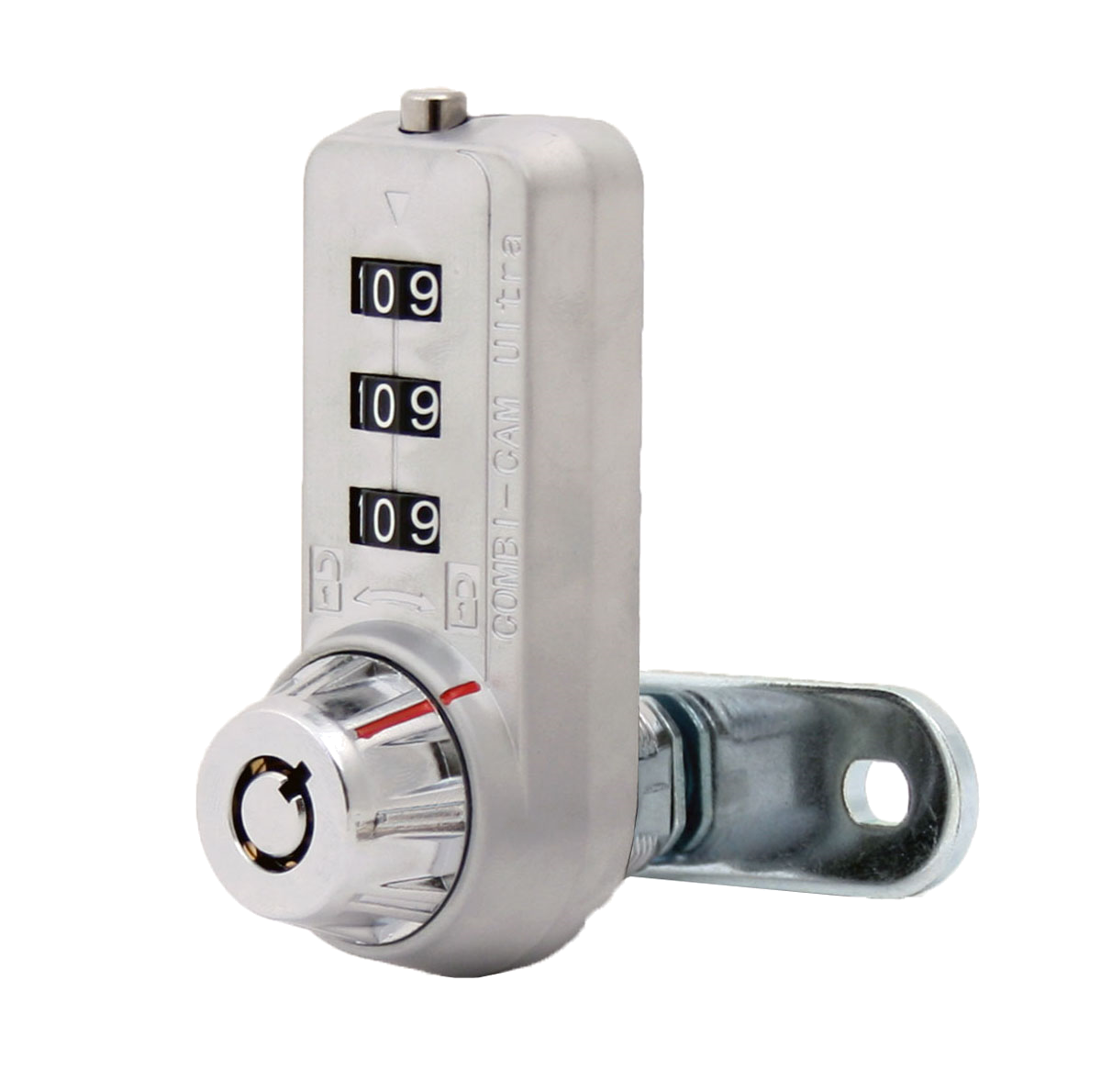 FJM Security - 3-dial Combi-Cam Ultra, Chrome #7440