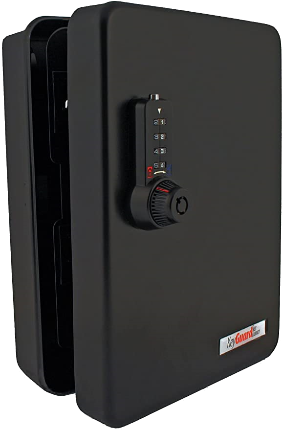 FJM Security - Key Cabinet, 48 Hooks, Combination Lock w