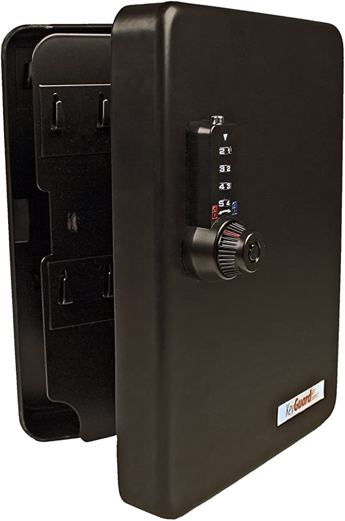 FJM Security - Key Cabinet, 48 Hooks, Combination Lock w