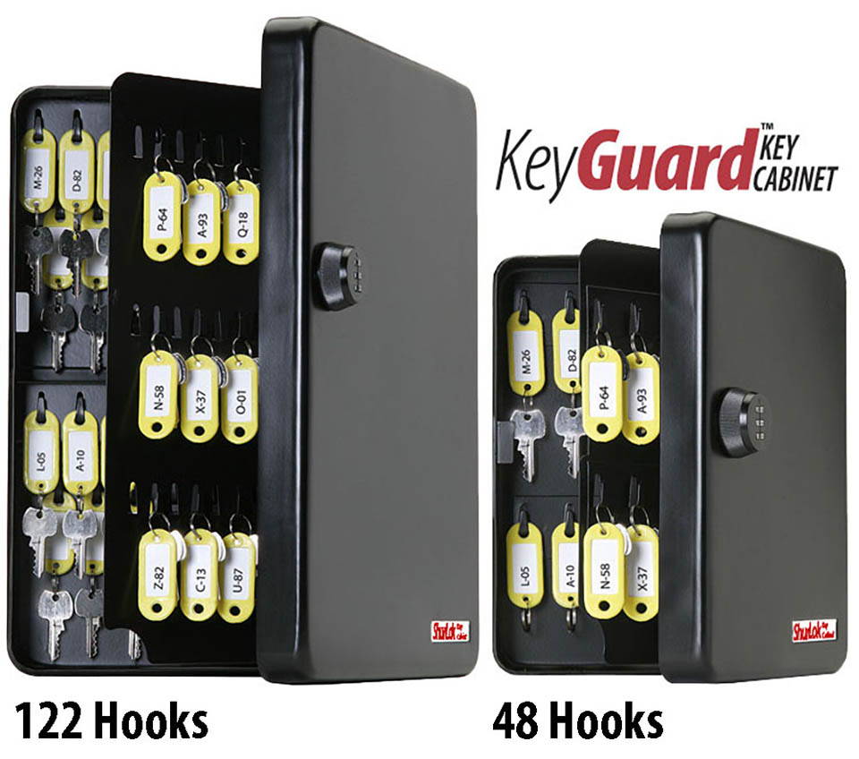 KeyGuard コンビネーションキーボックス SL-8548 FJM Security - Key Cabinet, 48 Hooks, Combination Lock #SL-8548